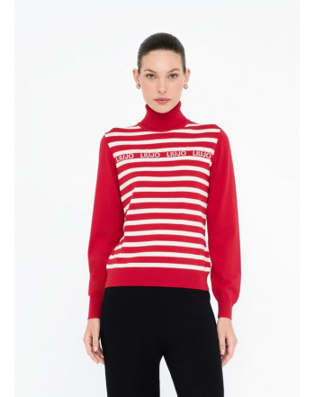 LIU.JO MAGLIA DOLCEVITA A RIGHE