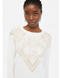 LIU.JO maglia in lana jacquard