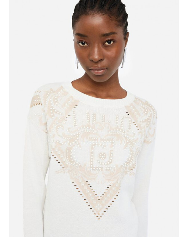 LIU.JO MAGLIA IN LANA JACQUARD