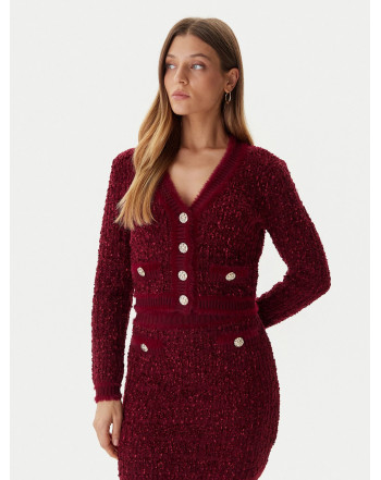 GUESS CARDIGAN MAGLIA TESTURIZZATA