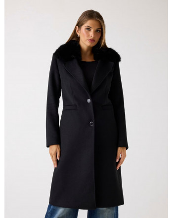 GUESS CAPPOTTO LUNGO MISTO LANA