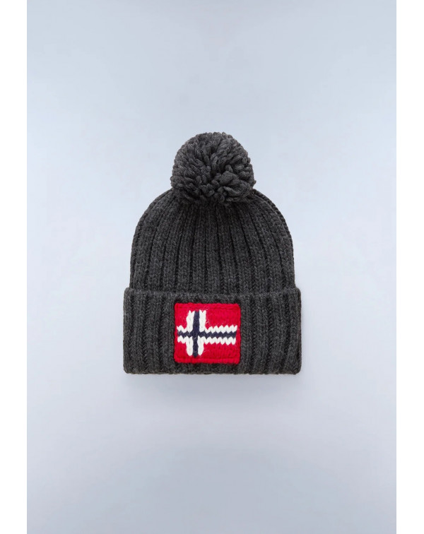 NAPAPIJRI CAPPELLO CON POM POM LOGO