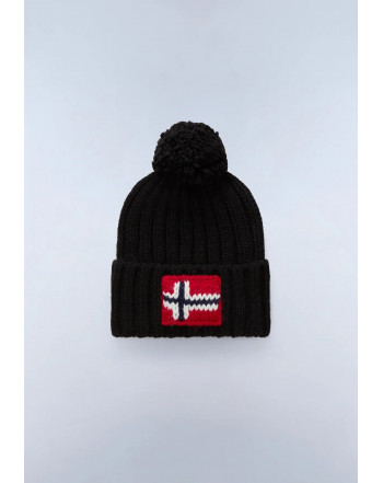 NAPAPIJRI BERRETTO CON POM POM LOGO