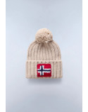 NAPAPIJRI berretto con pom pom logo