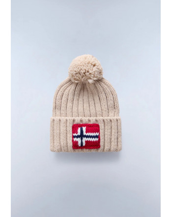 NAPAPIJRI BERRETTO CON POM POM LOGO