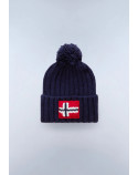 NAPAPIJRI berretto con pom pom logo