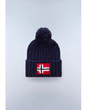 NAPAPIJRI BERRETTO CON POM POM LOGO