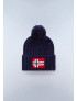 NAPAPIJRI BERRETTO CON POM POM LOGO