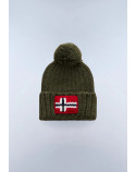 NAPAPIJRI berretto con pom pom logo