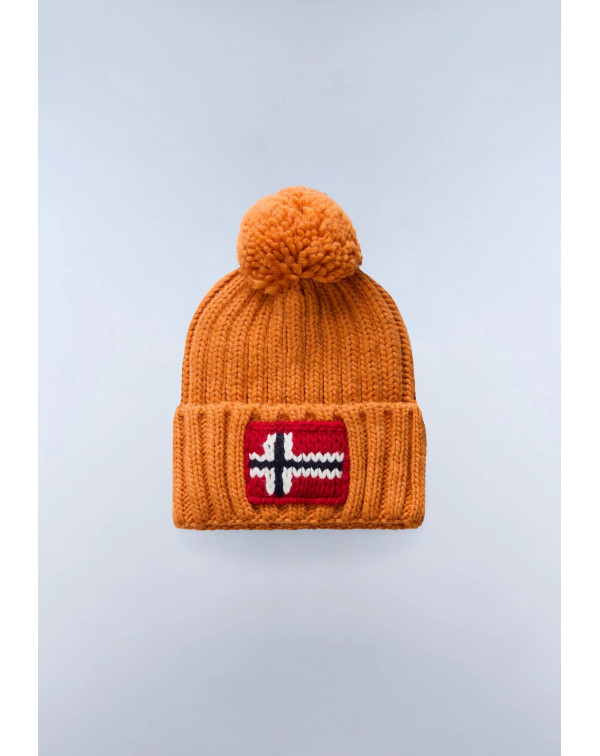 NAPAPIJRI BERRETTO CON POM POM LOGO