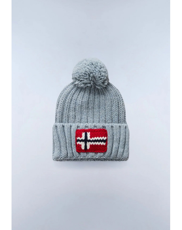 NAPAPIJRI BERRETTO POM POM CON LOGO