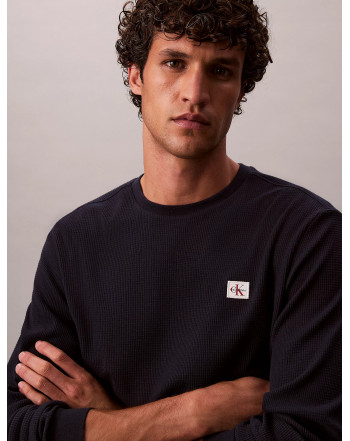 CALVIN KLEIN MAGLIA MANICA LUNGA NIDO D'APE