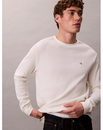 CALVIN KLEIN MAGLIA MANICA LUNGA NIDO D'APE