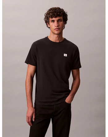 CALVIN KLEIN T-SHIRT CON LOGO CUCITO