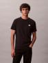 CALVIN KLEIN T-SHIRT CON LOGO CUCITO