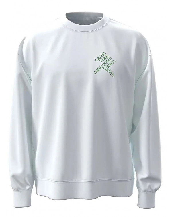 CALVIN KLEIN FELPA LOGHI GIRO CALVIN KLEIN FELPA LOGHI GIRO