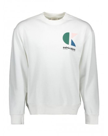 CALVIN KLEIN FELPA GIRO NEW LOGO