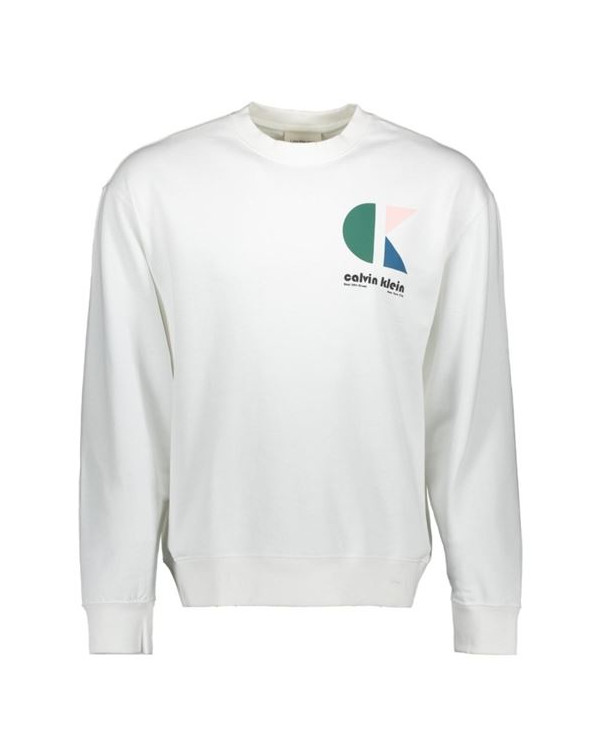 CALVIN KLEIN FELPA GIRO NEW LOGO