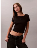 CALVIN KLEIN t-shirt a coste logo