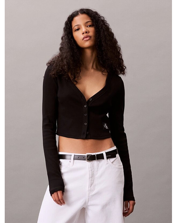CALVIN KLEIN CARDIGAN A COSTE CORTO CALVIN KLEIN CARDIGAN A COSTE CORTO