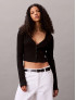 CALVIN KLEIN CARDIGAN A COSTE CORTO