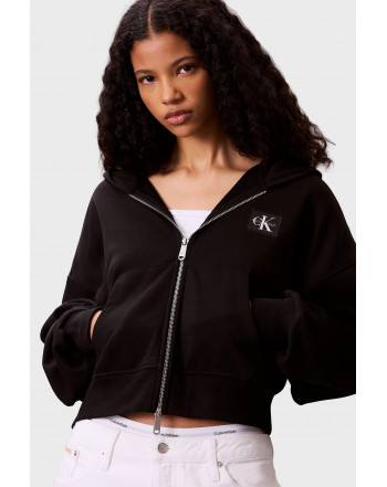 CALVIN KLEIN CARDIGAN CON CAPPUCCIO