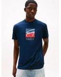 TOMMY JEANS t-shirt con logo firma