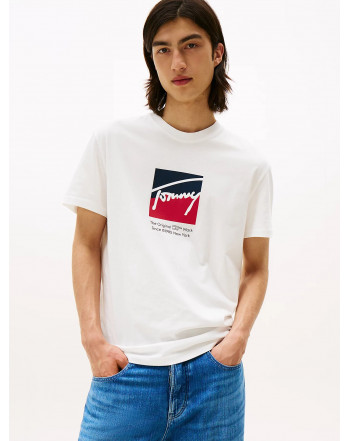 TOMMY JEANS T-SHIRT CON LOGO FIRMA