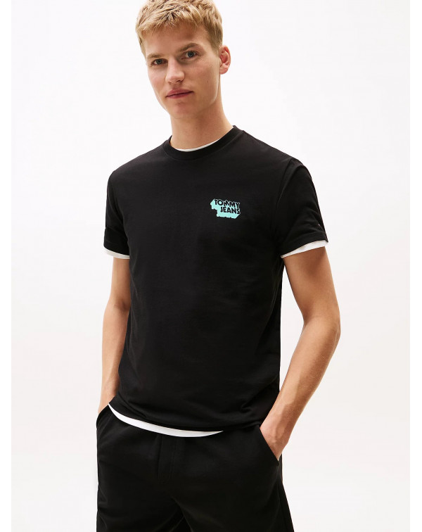 TOMMY JEANS T-SHIRT CON LOGO 3D TOMMY JEANS T-SHIRT CON LOGO 3D