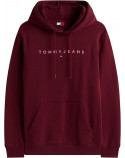 TOMMY JEANS felpa logo con cappuccio