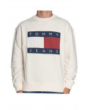 TOMMY JEANS felpa giro big flag