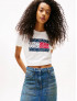 TOMMY JEANS LOGO MOTIVO FLOREALE
