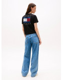 copy of TOMMY JEANS t-shirt bandiera sulla schiena