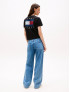 TOMMY JEANS T-SHIRT BANDIERA SULLA SCHIENA