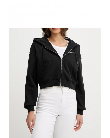 TOMMY JEANS CARDIGAN CROP CON CAPPUCCIO