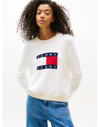 TOMMY JEANS MAGLIONE BANDIERA