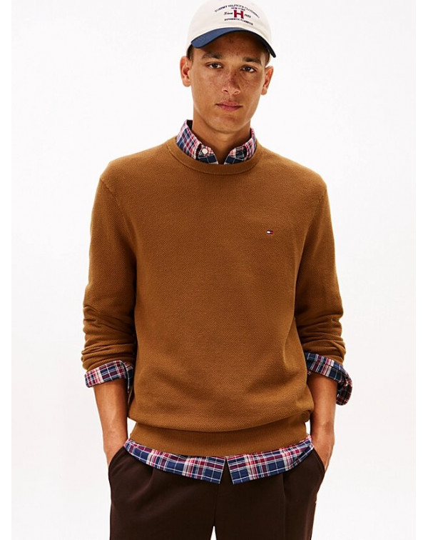 TOMMY HILFIGER PULLOVER TRAMATO CON BANDIERINA