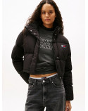 TOMMY JEANS piumino crop cappuccio