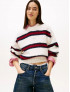 TOMMY JEANS PULLOVER A RIGHE RELAXED FIT