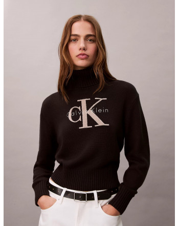 CALVIN  KLEIN PULLOVER COLLO ALTO