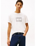 TOMMY JEANS t-shirt con logo a timbro