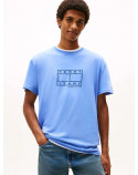 TOMMY JEANS t-shirt con logo a timbro