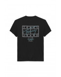TOMMY JEANS t-shirt con logo a timbro sulla schiena