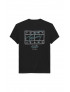 TOMMY JEANS T-SHIRT LOGO A TIMBRO SULLA SCHIENA
