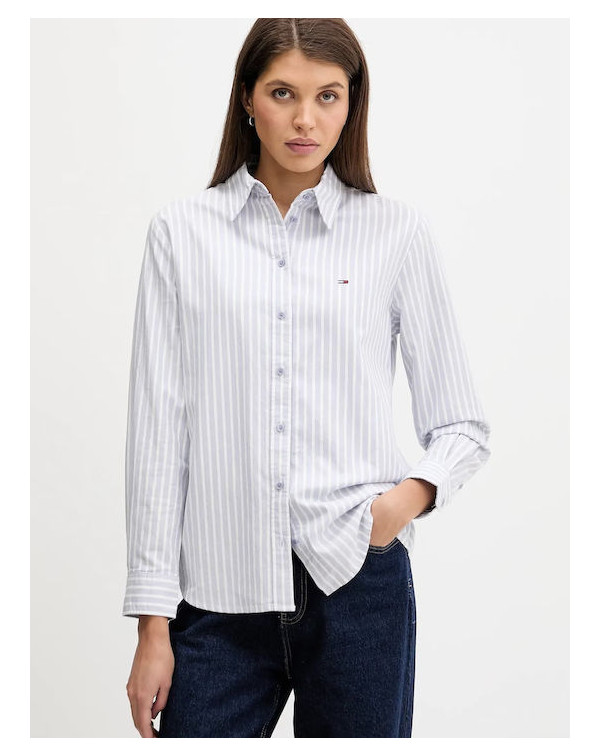 TOMMY JEANS T-SHIRT RIGATA