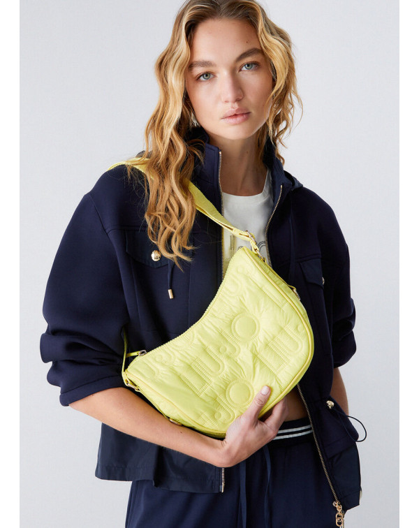 LIU.JO BORSA A TRACOLLA IN NYLON OPACO