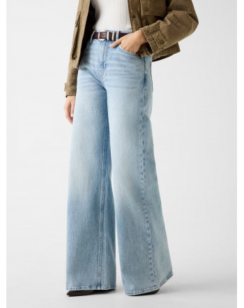 GUESS JEANS GAMBA LARGA DENIM CHIARO