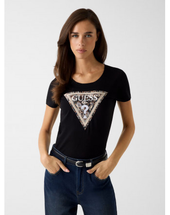 GUESS T-SHIRT LOGO TRIANGOLARE