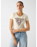 GUESS t-shirt logo triangolare