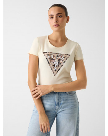 GUESS T-SHIRT LOGO TRIANGOLARE